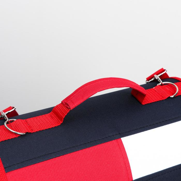 Сумка-переноска для животных, каркасная, 46 х 28,5 х 29 см, синий-красный Сумка-переноска для животных, каркасная, 46 х 28,5 х 29 см, синий-красный