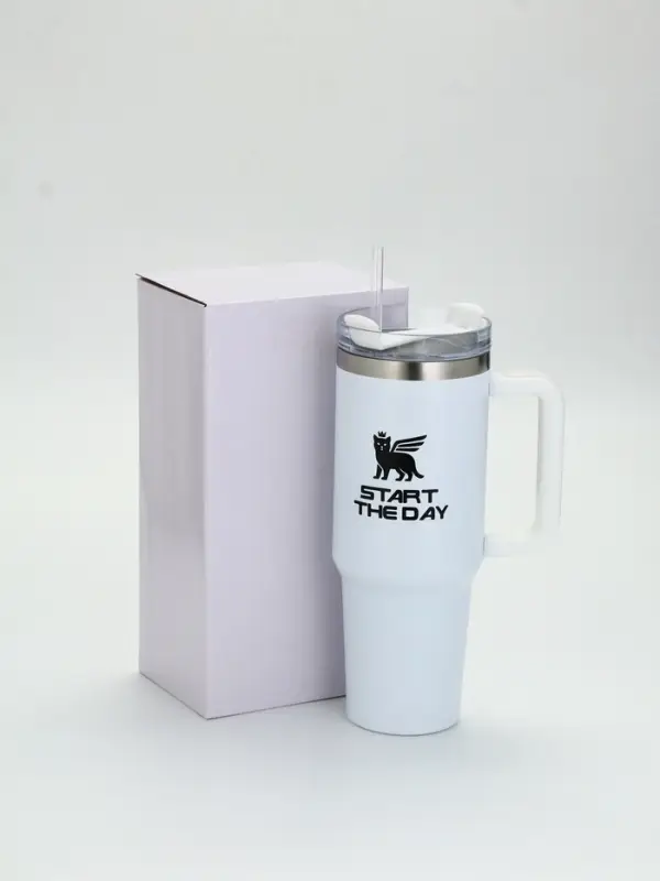 Термокружка 1200 мл, белая