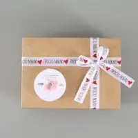 Лента атласная &laquo;Просто люблю&raquo;, 2 см &times; 5 м