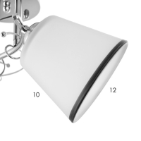 Люстра 2177/2 E27 40Вт хром 43х26х22 см BayerLux