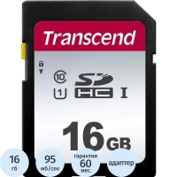Карта памяти Transcend 300S SDHC 16Gb UHS-I Cl10, TS16GSDC300S