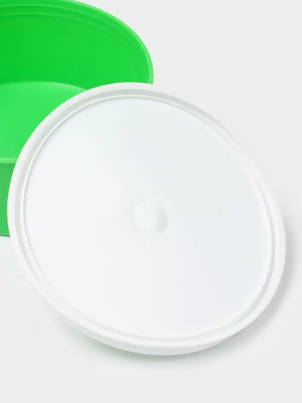 Контейнер пищевой ПластоС, 450 мл, с герметичной крышкой, d=13 см, h=6 см, пластик, МИКС Контейнер пищевой ПластоС, 450 мл, с герметичной крышкой, d=13 см, h=6 см, пластик, МИКС