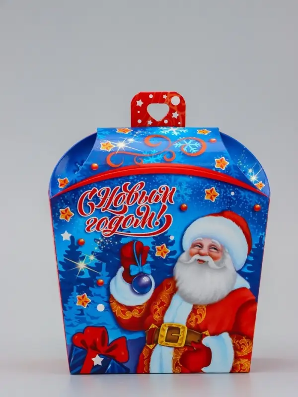 Коробка Новогодняя подарочная Коробка Новогодняя подарочная "Новый год" 17 х 19 х 9,5 см