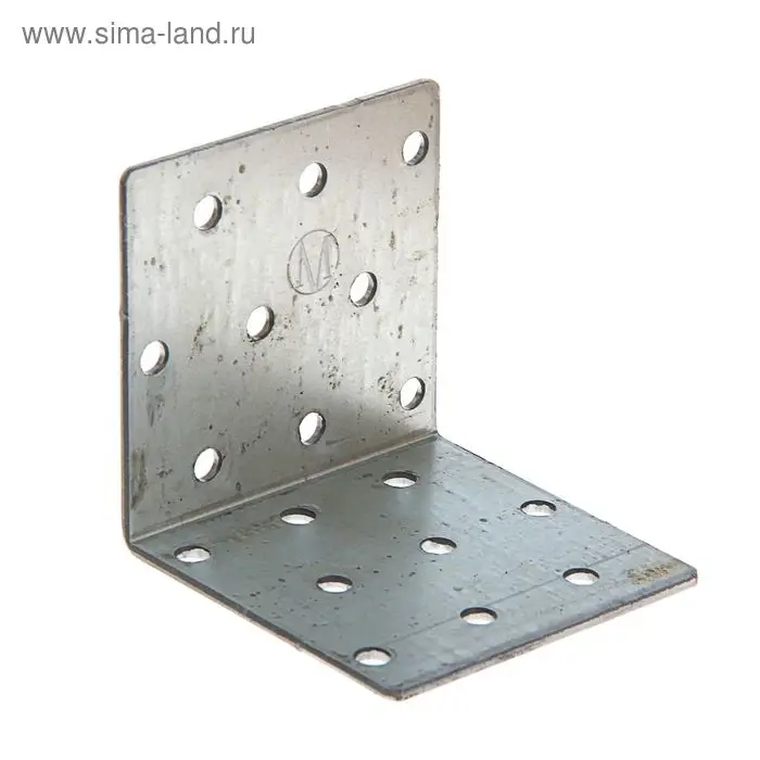Уголок крепёжный 60 х 60 х 60 х 2 мм, оцинкованный Уголок крепёжный 60 х 60 х 60 х 2 мм, оцинкованный