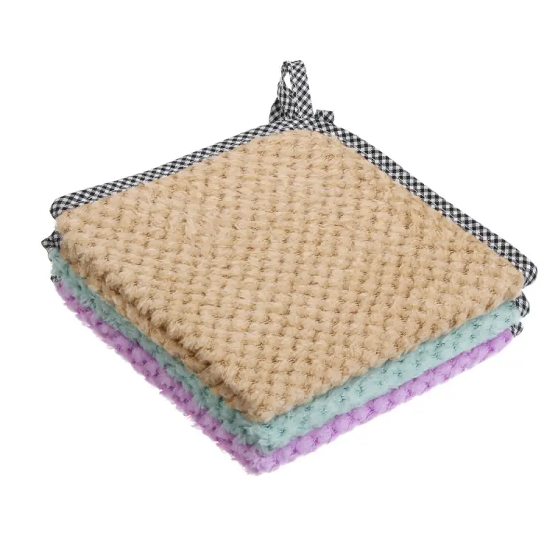 Салфетка из микрофибры с петелькой тм VETTA, 30x30см, 215г/кв.м., 3 цвета