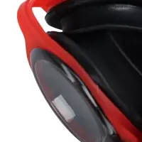 Очки для плавания детские ONLYTOP, беруши, цвет чёрный