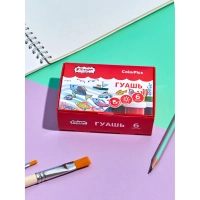 Гуашь Комус Класс ColorPics 6 цветов, 10 мл