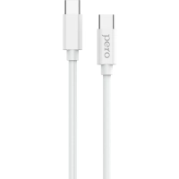 Кабель USB PERO DC-08 PD Type-C to Type-C, 1m, White