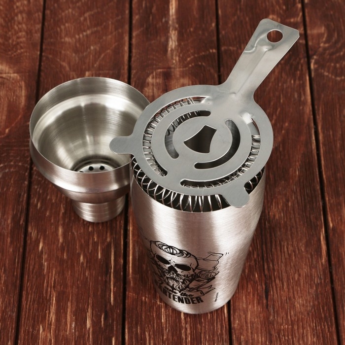 Набор барный «Крутой бармен», 5 предметов, карточки с рецептами