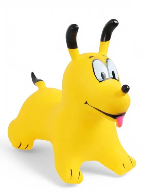Попрыгун ZABIAKA &laquo;Собачка&raquo;, 56&times;32&times;53 см, жёлтый