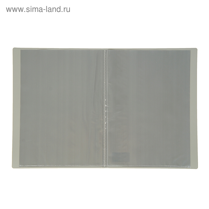 Папка с 10 вкладышами А4, 500 мкм, Calligrata, текстура Папка с 10 вкладышами А4, 500 мкм, Calligrata, текстура "песок", серая