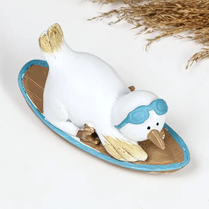 Фигурка полистоун TAKE IT EASY &laquo;Пингвин на борде&raquo;, 14&times;5.5&times;7.5 см