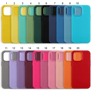 Чехол для iPhone 14 Pro Max Silicone WS (без лого, в прозрачном пакете)