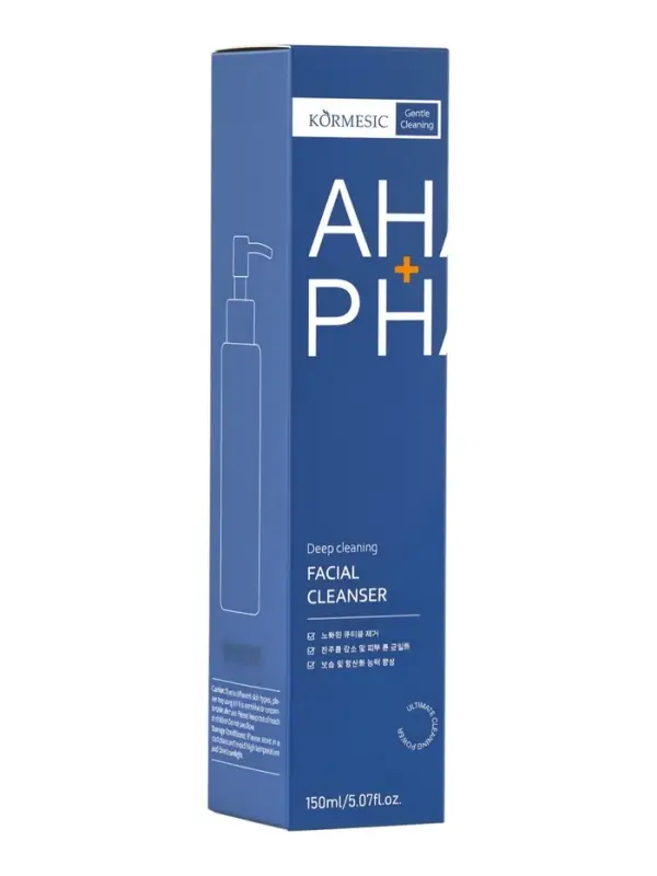 Средство для умывания с AHA и PHA кислотами Kormesic, 150 мл
