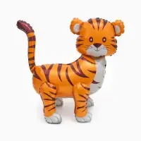 Воздушный шар фольгированный 3D 23" "Тигр"