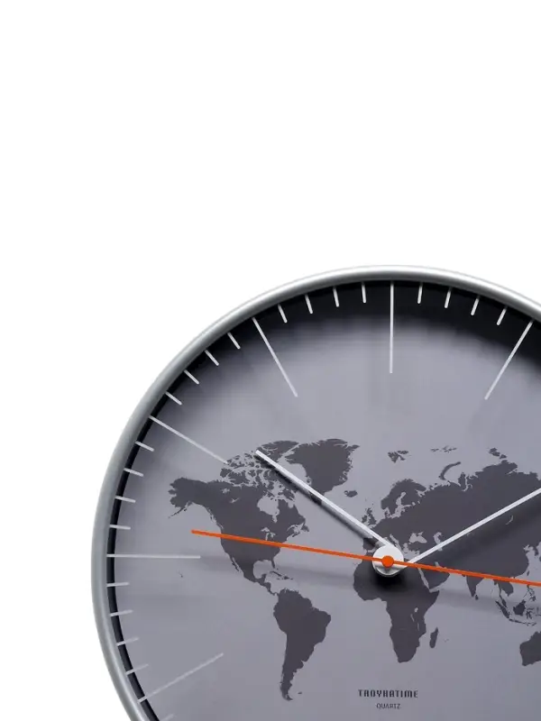 Часы настенные интерьерные &laquo;Материки&raquo;, d=30.5 см, бесшумные