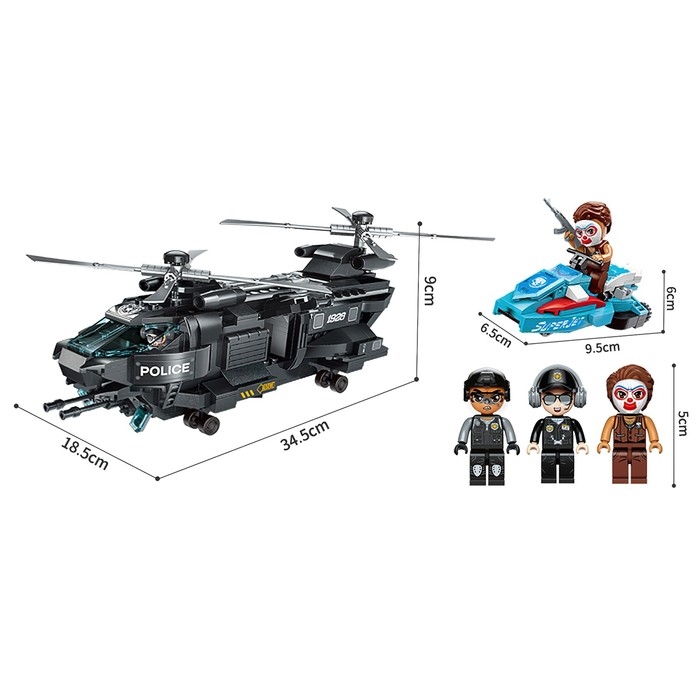 Конструктор Полиция «Захват преступников», 473 детали Конструктор Полиция «Захват преступников», 473 детали