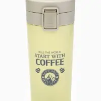 Термокружка, 380 мл Start with coffee, сохраняет тепло 8 ч, с ситечком
