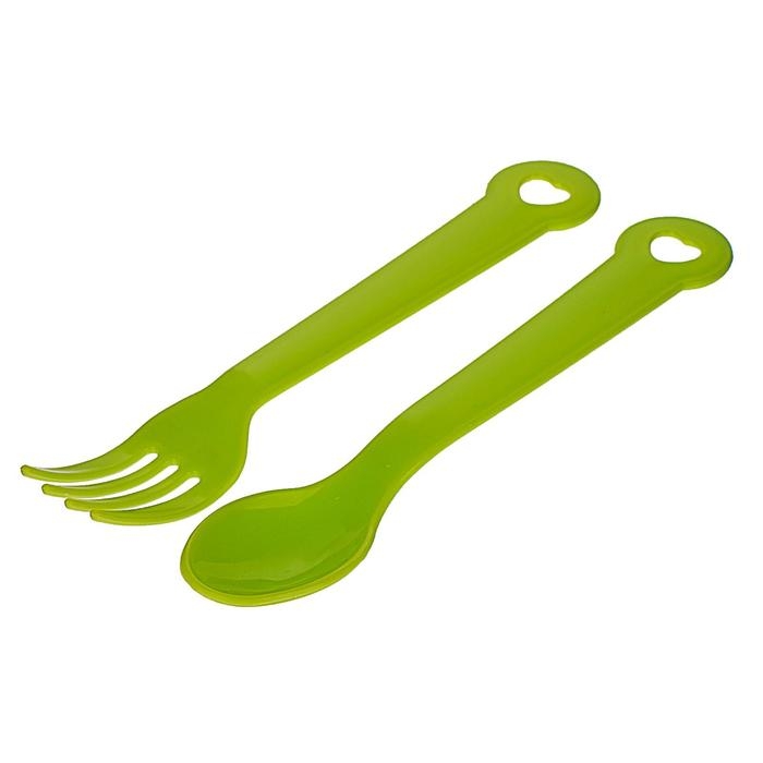 Набор детской посуды, 4 предмета: миска, ложка, вилка, бутылочка 200 мл, цвета МИКС Набор детской посуды, 4 предмета: миска, ложка, вилка, бутылочка 200 мл, цвета МИКС