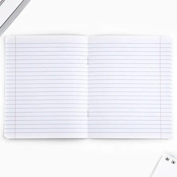 Тетрадь в линейку 18 листов А5, на скрепке&laquo;Классика&raquo;, обложка мелованный картон, 5 видов МИКС