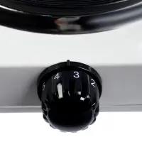 Плитка электрическая LHP-005, 2 конфорки, 2000 Вт, нагреватель диск, белая