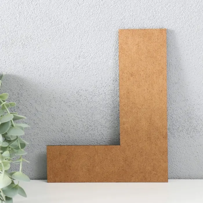 Настенное панно «Буква L», 15.5×20 см, белая Настенное панно «Буква L», 15.5×20 см, белая