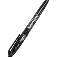 Стираемая ручка Pilot. Frixion, гелевая, чёрный стержень BL-FR-7 (B), узел 0.7 мм