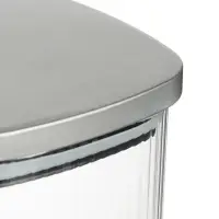 VETTA Рельеф Банка для хранения с металлической крышкой 1400мл, 18х10см, стекло