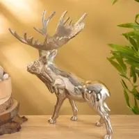 Сувенир "Лось" 33х23х31,5 см, алюминий