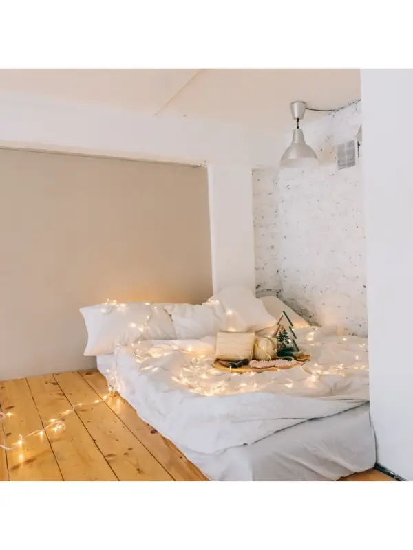 Гирлянда &laquo;Нить&raquo; 10 м, IP20, прозрачная нить, 100 LED, 8 режимов, 220 В, свечение тёплое белое