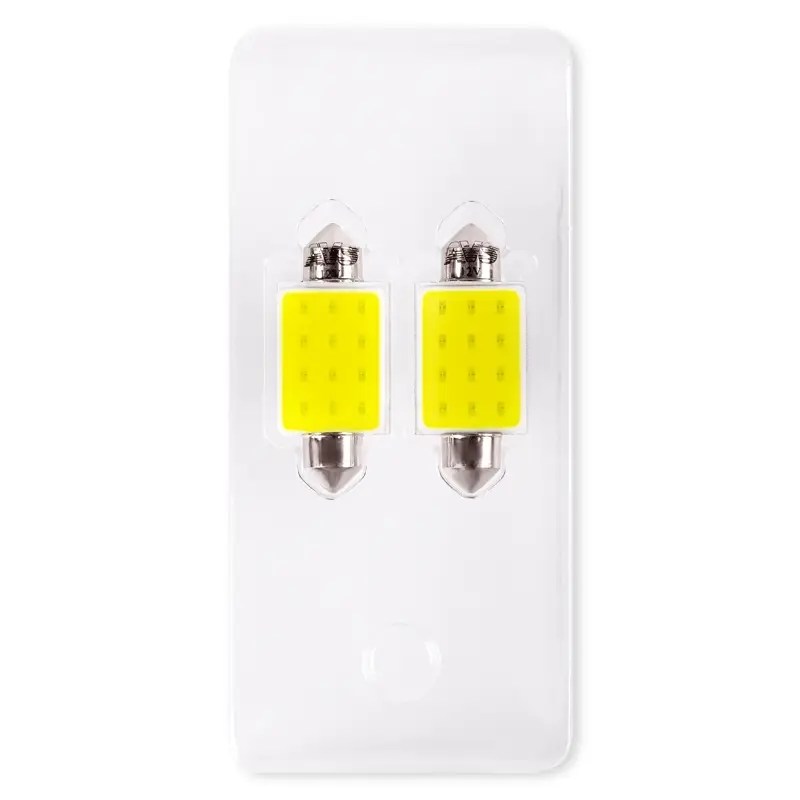 SV035 T11/белый/ (SV8,5/8) COB 12 chip 39 мм, блистер 2 шт.