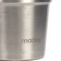 Стакан походный Maclay, 180 мл, нержавеющая сталь, двойное дно