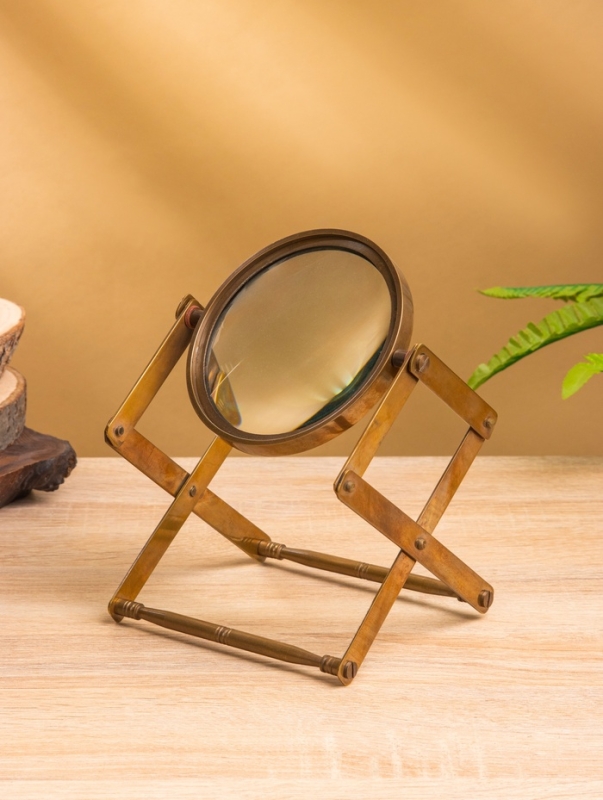 Лупа «Исследователь», 13.5×14×3.5 см, алюминий Лупа «Исследователь», 13.5×14×3.5 см, алюминий