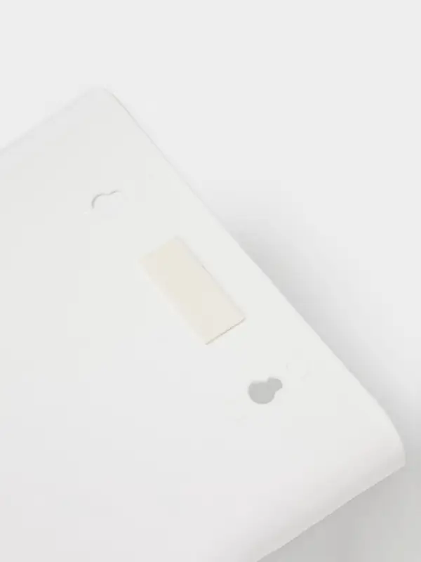 Корзина для пакетов IDEA &laquo;Геометрия&raquo;, пластик, 18&times;9&times;35 см, белая