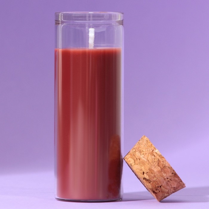 Свеча в колбе «Шоколад», высота 8 см Свеча в колбе «Шоколад», высота 8 см