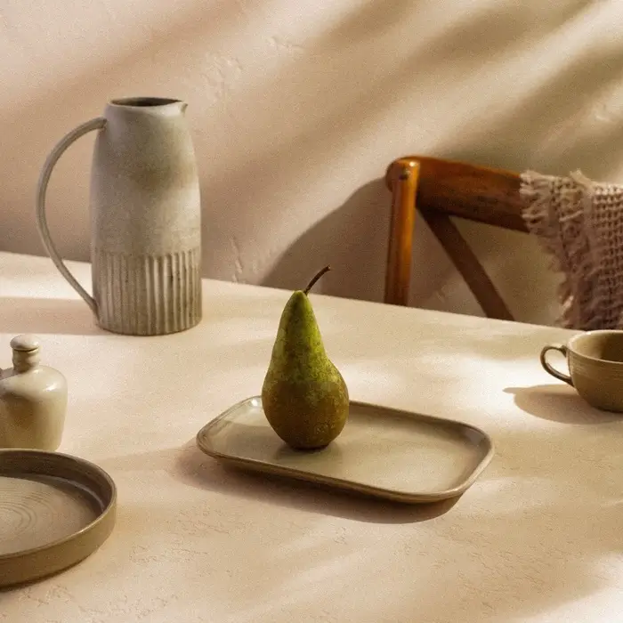 Блюдо фарфоровое SL Home &laquo;Песчаный бриз&raquo;, 24.5&times;16.5 см, бежевый