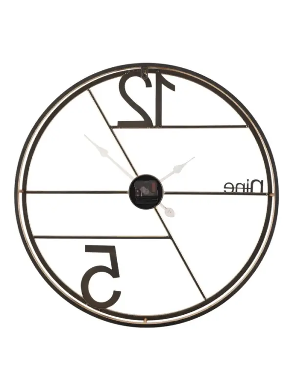 Часы настенные интерьерные &laquo;Ектон&raquo;, серия: Лофт, металл, бесшумные, плавный ход, d=59 см, от батарейки 1&times;АА