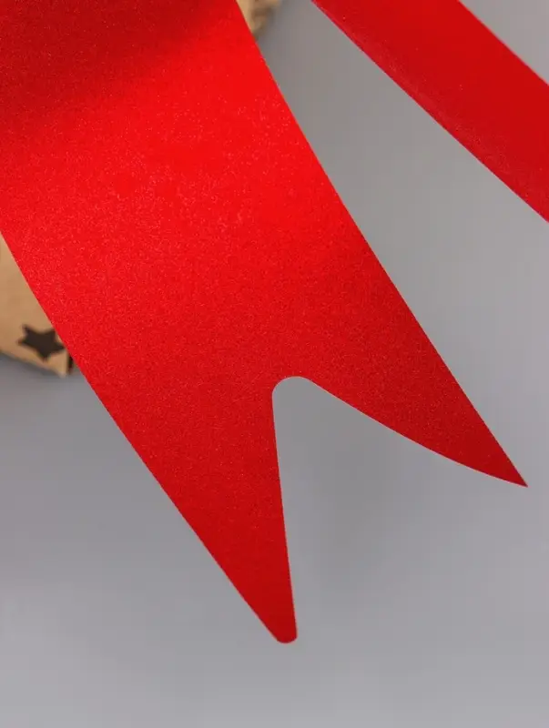 Подарочный бант - шар №5, красный шик, для упаковки подарков