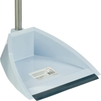 Совок с ручкой Vileda серо-голубой 146349