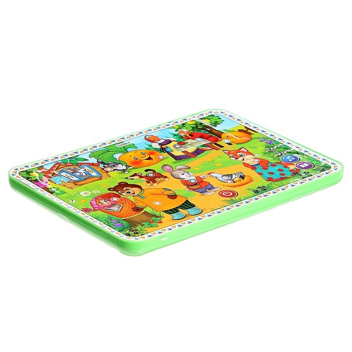 Музыкальный планшет «Однажды в сказке», 13 звуков и голосов, 5 любимых сказок Музыкальный планшет «Однажды в сказке», 13 звуков и голосов, 5 любимых сказок