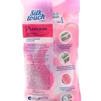 Станок одноразовый женский Carelax Silk Touch, 3 лезвия с увлажняющей полоской (4+1), 5 шт.