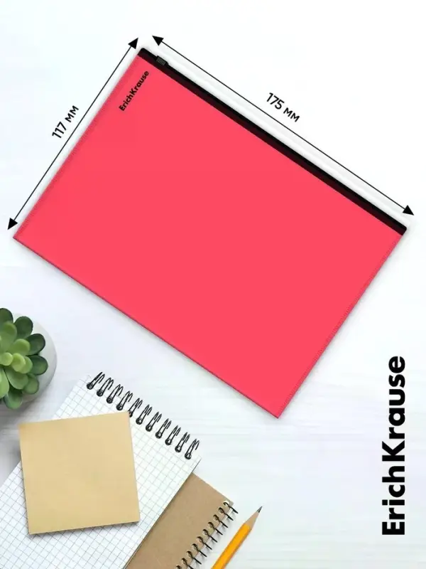 Zip-пакет пластиковый ErichKrause Matt Reef С6, непрозрачный, МИКС