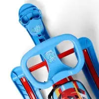 Снегокат &laquo;Twiny 2+&raquo; Sportcar, со спинкой, с родительской ручкой, синий, красный, TW2+/SC Nika Kids