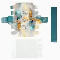 Коробка под 3 конфеты с ячейками &laquo;Текстура&raquo;, 14.5&times;6&times;3 см