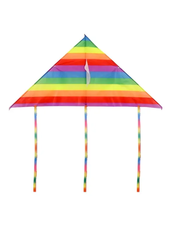 Воздушный змей &laquo;Цветные полоски&raquo;, с леской