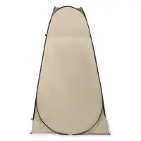 Палатка туристическая для душа и туалета maclay, 120&times;120&times;195 см, автоматическая, трекинговая, однослойная, бежевая