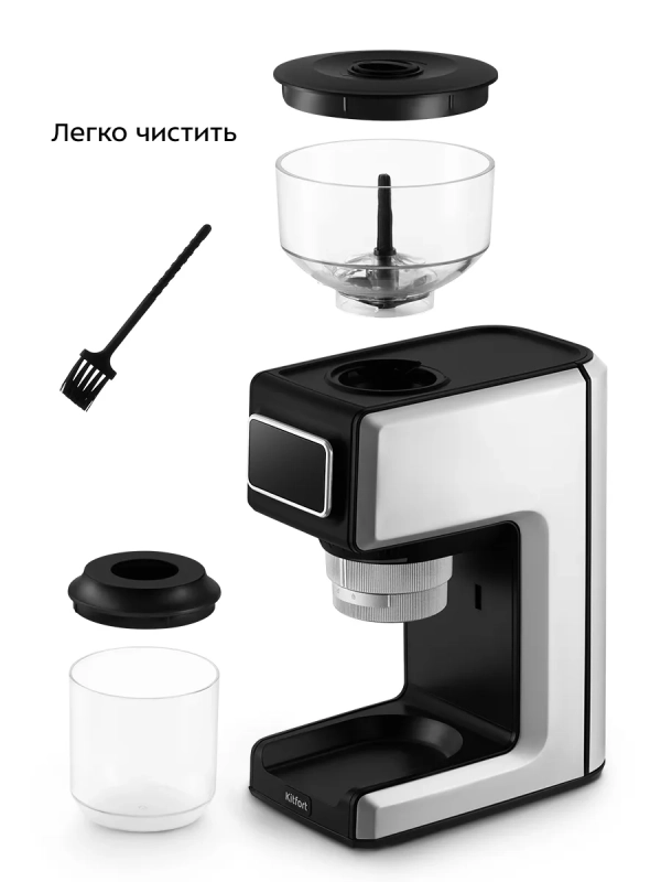 Кофемолка электрическая жерновая для кофе КТ-7547 - 150 Вт Кофемолка электрическая жерновая для кофе КТ-7547 - 150 Вт