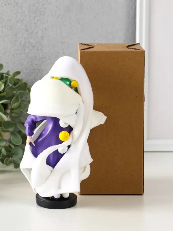 Сувенир полистоун "Маленький клоун в синем костюме" 8,5х5,5х19 см