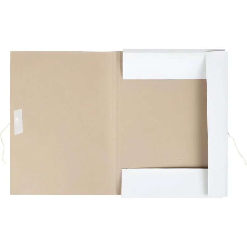 Папка с завязками для бумаг 300 гр/м2 А4 200 лист немелован