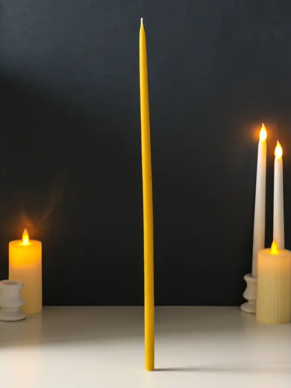 Свечи алтарные конусные №6 (набор 30 шт.), восковые, 48 см